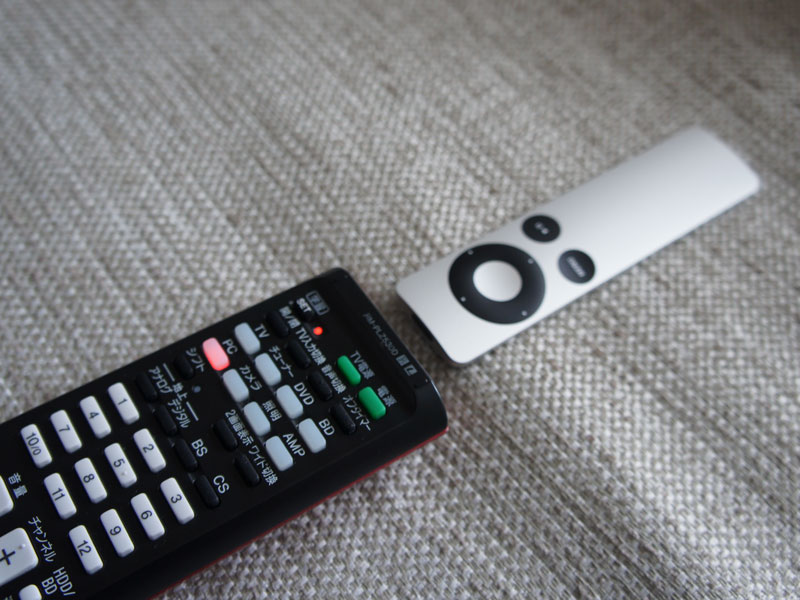 Apple Tvのリモコン Apple Remote を学習リモコンに記憶させた ホームシアターナビ
